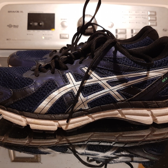 Navy Asics Gel-Excite 2 Sneakers - Picture 4 of 8